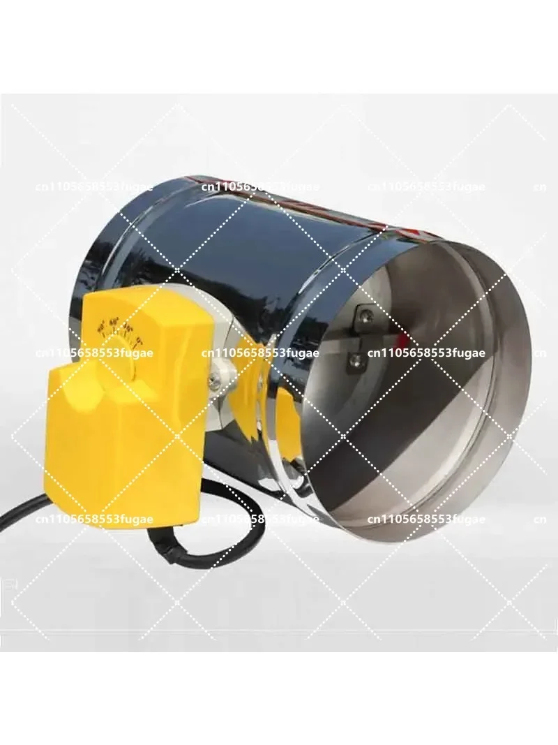 Motorized Vent 3 Positions 220V HVAC Ducting Valve 4N Air Damper with Adjustable Diameter for Heating Cooling Ventilation - 80-2