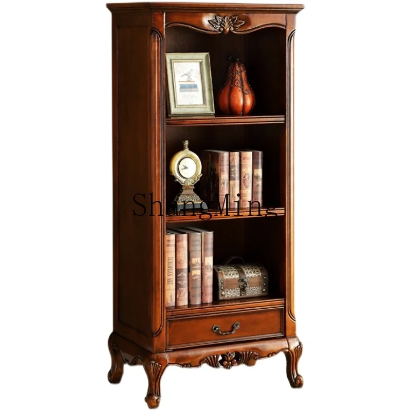 

ZYY solid wood bookcase multi-functional bookshelf small apartment wall cabinet study partition cabinet