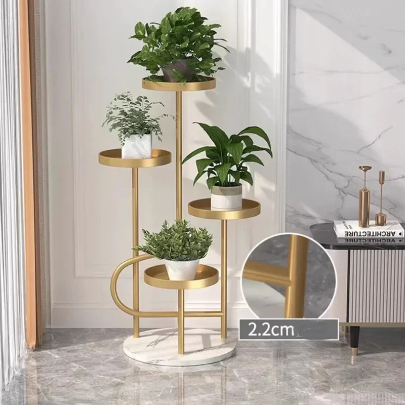 متعدد الطبقات زهور معدنية نبات الجرف عرض داخلي شرفة رفوف النباتات المنظم تخزين الرف Estaneria Plantas الأثاث #3