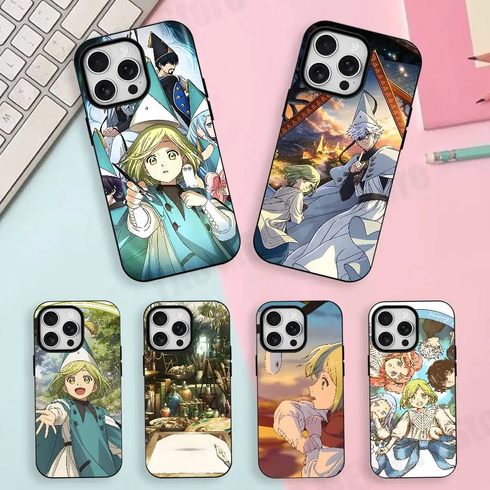 

Witch H-Hat A-Atelier Coco For Iphone 17,16,15,14,13,12,11 Pro Mini Max XS Case Frosted Magnetic Shockproof Cover