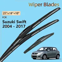 Escobillas de limpiaparabrisas delanteras y traseras para Suzuki Swift Hatchback 2004 - 2017 2014 2013 2012 2010 2009 2008 2007 2005