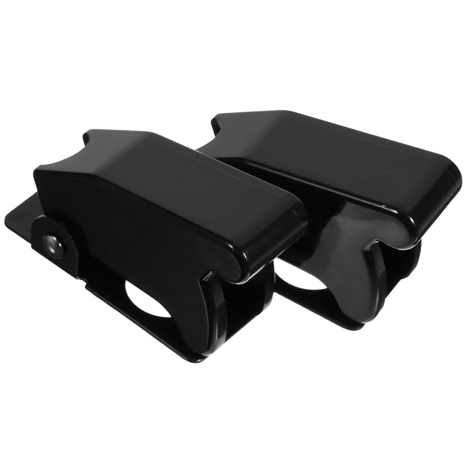 

2pcs Toggle Guard Cover Dust Cover For Switch Plastic Iron Flip Safety Cap For Boat Motorcycle Marine Vehicles Switch Protector