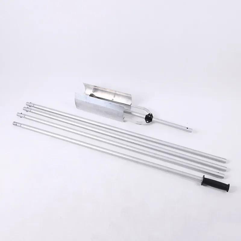 Aluminum Roof Snow Rake Foldable Snow Shovel Removable Handle Ice Scraper Tool for Car Truck Home Winter Cleaning Equipment