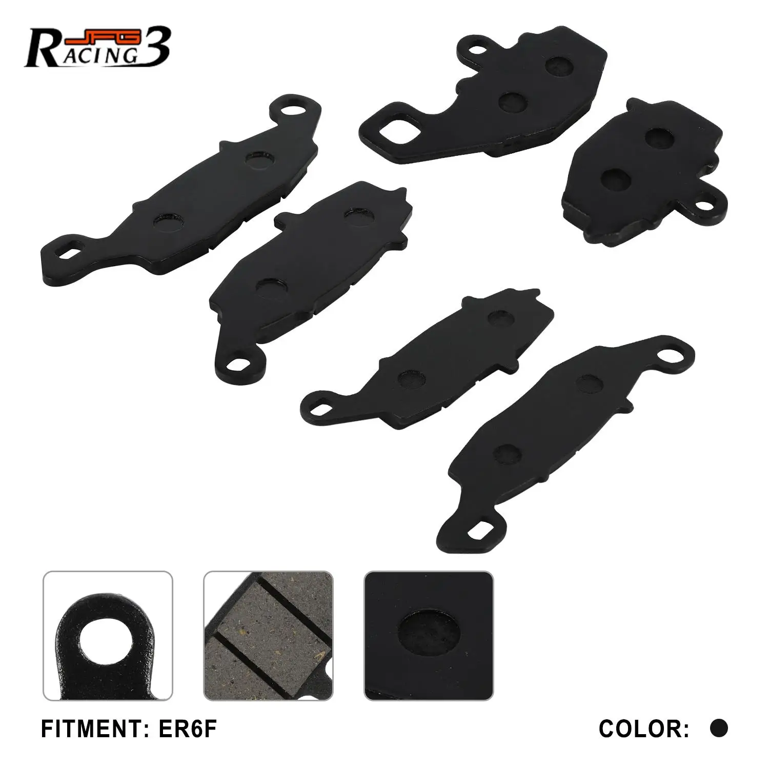

Brake Pads Set Motorcycles Accessories Front Rear Brake Pad Brake Disks For Kawasaki ER6F Dirt Bike Motocross Replacement Parts
