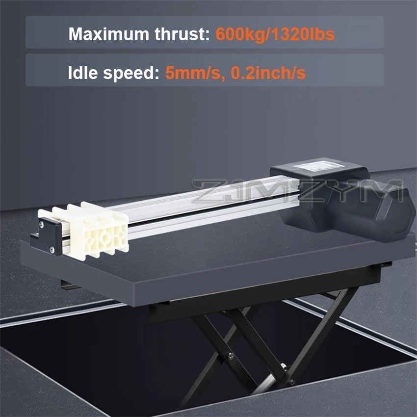 DC 12V 24V Linear Motor Reciprocating Small Plane Push Electric Linear Actuator Electric Sliding Table Guide Screw Sliding Table