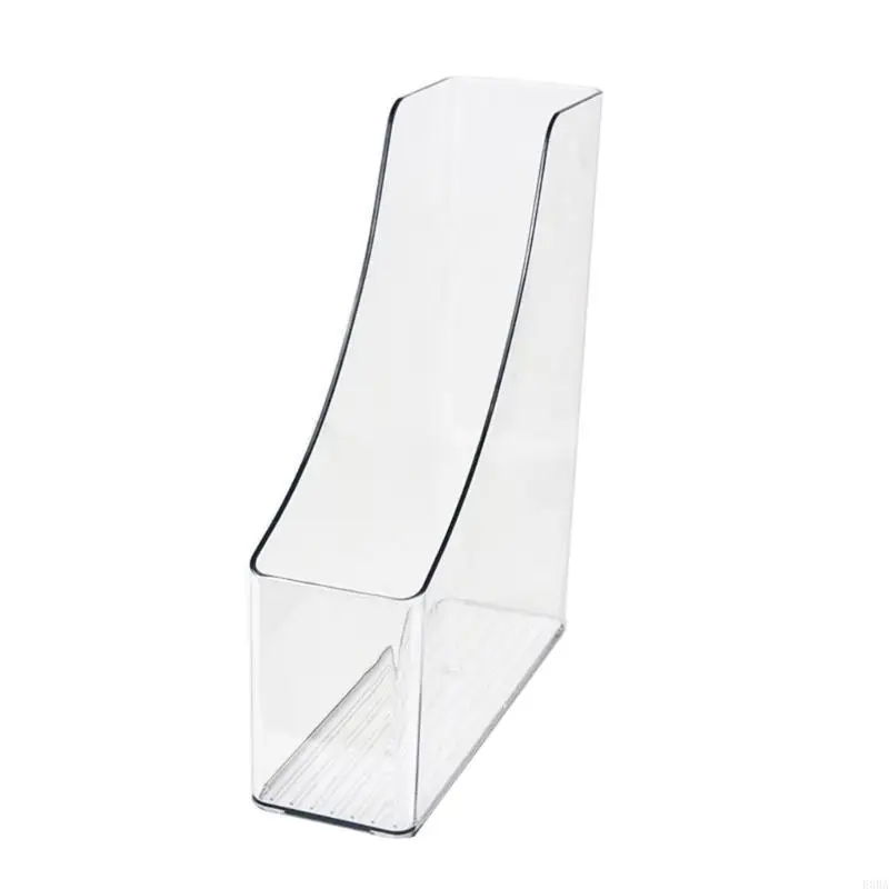 Clear Desktop Bookends Book Magazine Stand Multipurpose Desk Book End Space Saving Desk Book Protecters 8.5x25x30cm