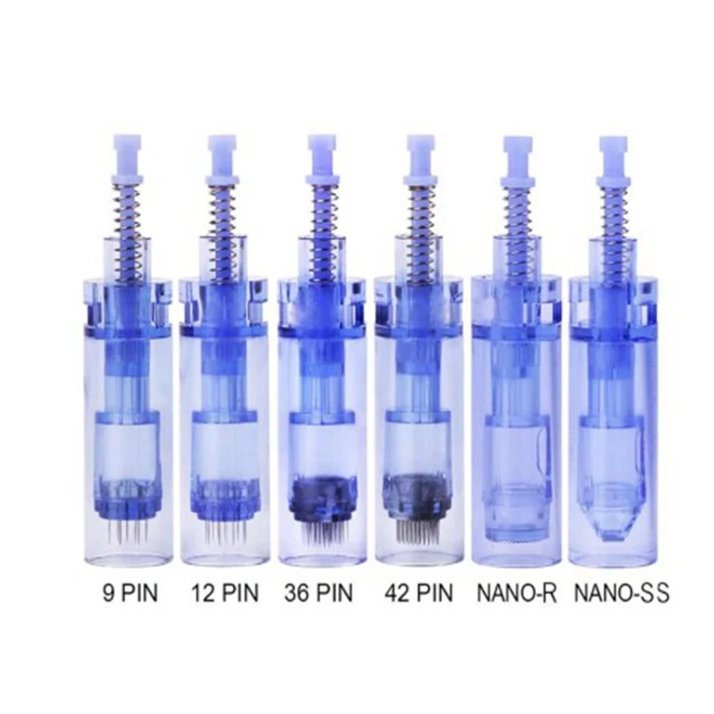 9/12/24/36/42pin ultima a1 needle cartridge round nano microneedle cartridge for Microneedle Derma Pen Tattoo Kit Micro Needles