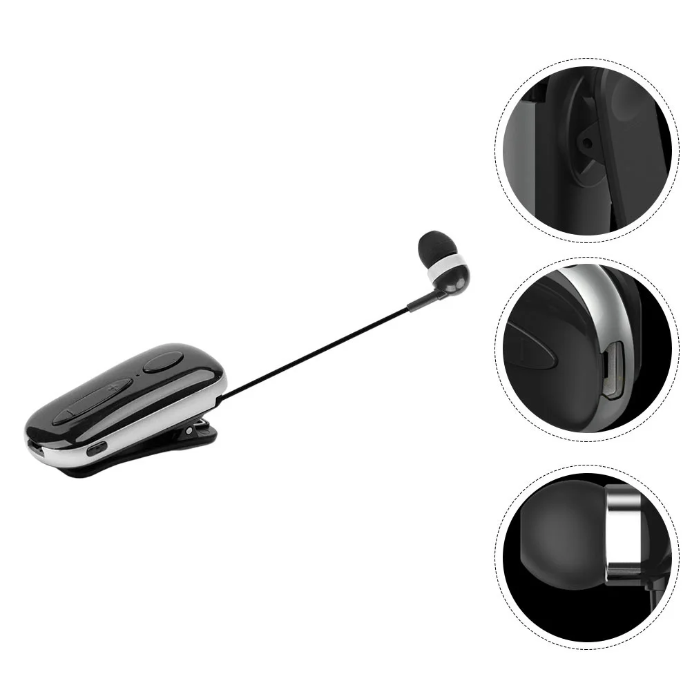 

1Set Earphone Wireless Clip-on Earbud Lightweight Sports Headphone with Noise Reduction Bass for Gym Running Outdoor