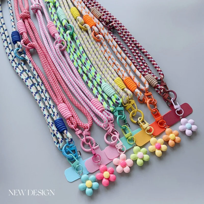 

Creative Long Short Dual-use Hanging Rope Detachable Shoulder Strap Diagonal Cross Hanging Neck Rope Decoration For iPhone 17 16