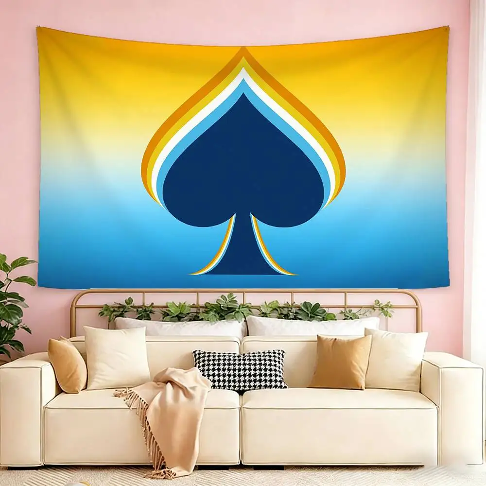 A-Aroace  Flags Wall Hanging Tapestry Outdoor Garage Room Decorative flag Background Blanket