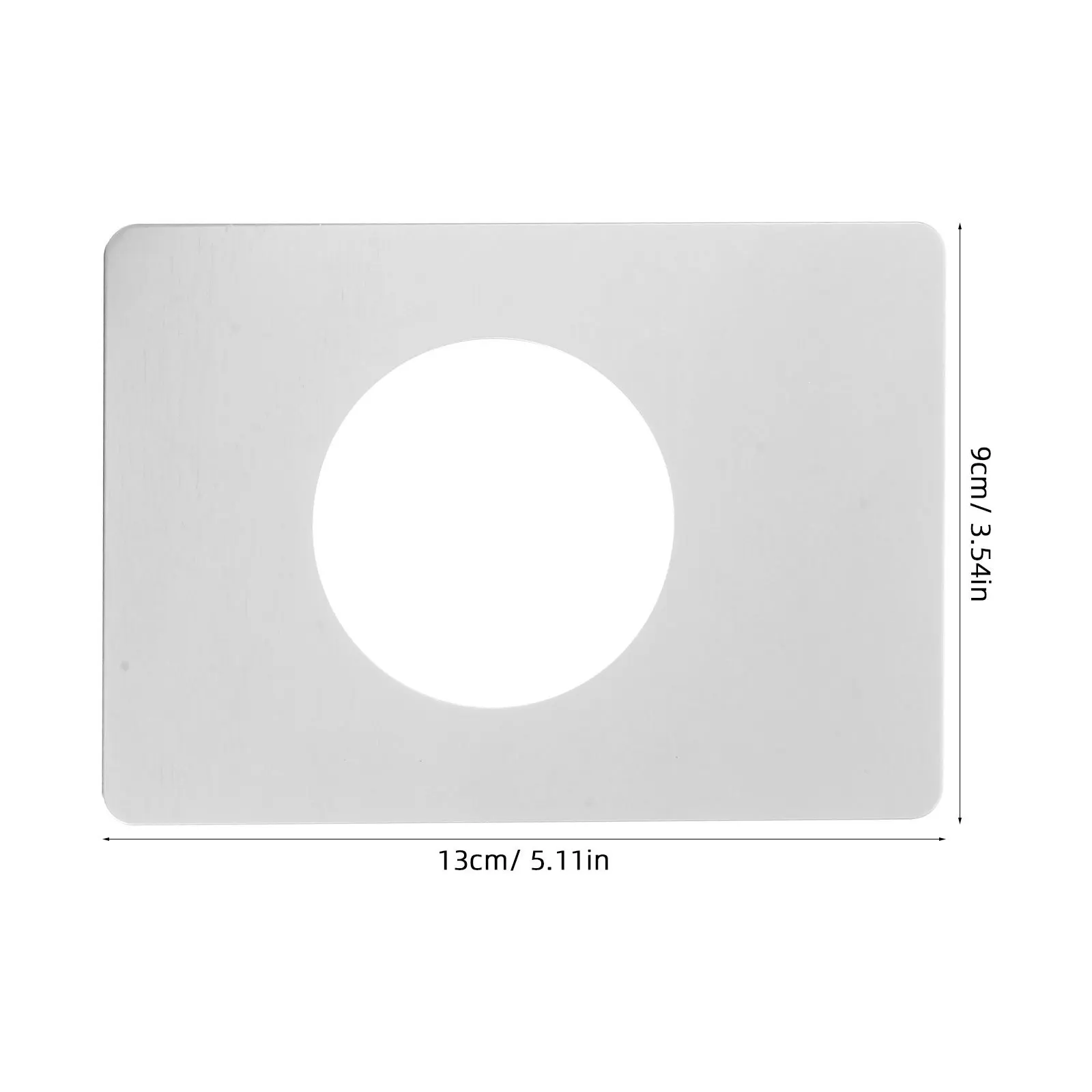 6 قطعة لوحات تعزيز الباب الفولاذ المقاوم للصدأ غطاء ديدبولت سهل التركيب لا حاجة للحفر لوحة تعزيز الباب