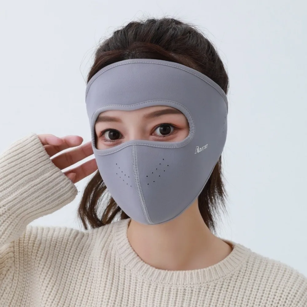 屋外秋冬フェイスマスク通気性暖かいフルフェイスマスク厚みのある防塵サイクリングマスク耳保護