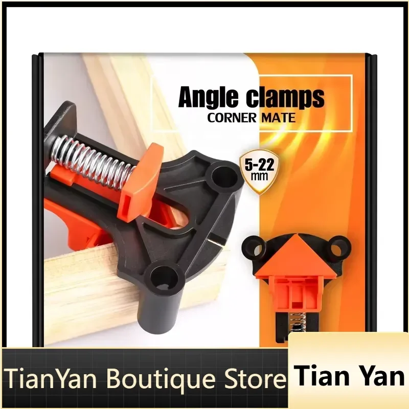 EE1 Plastic Fixed Woodworking Tool 60 90 120 Degree Right Angle Clip Multifunction Picture Frame Corner Clamp Holder