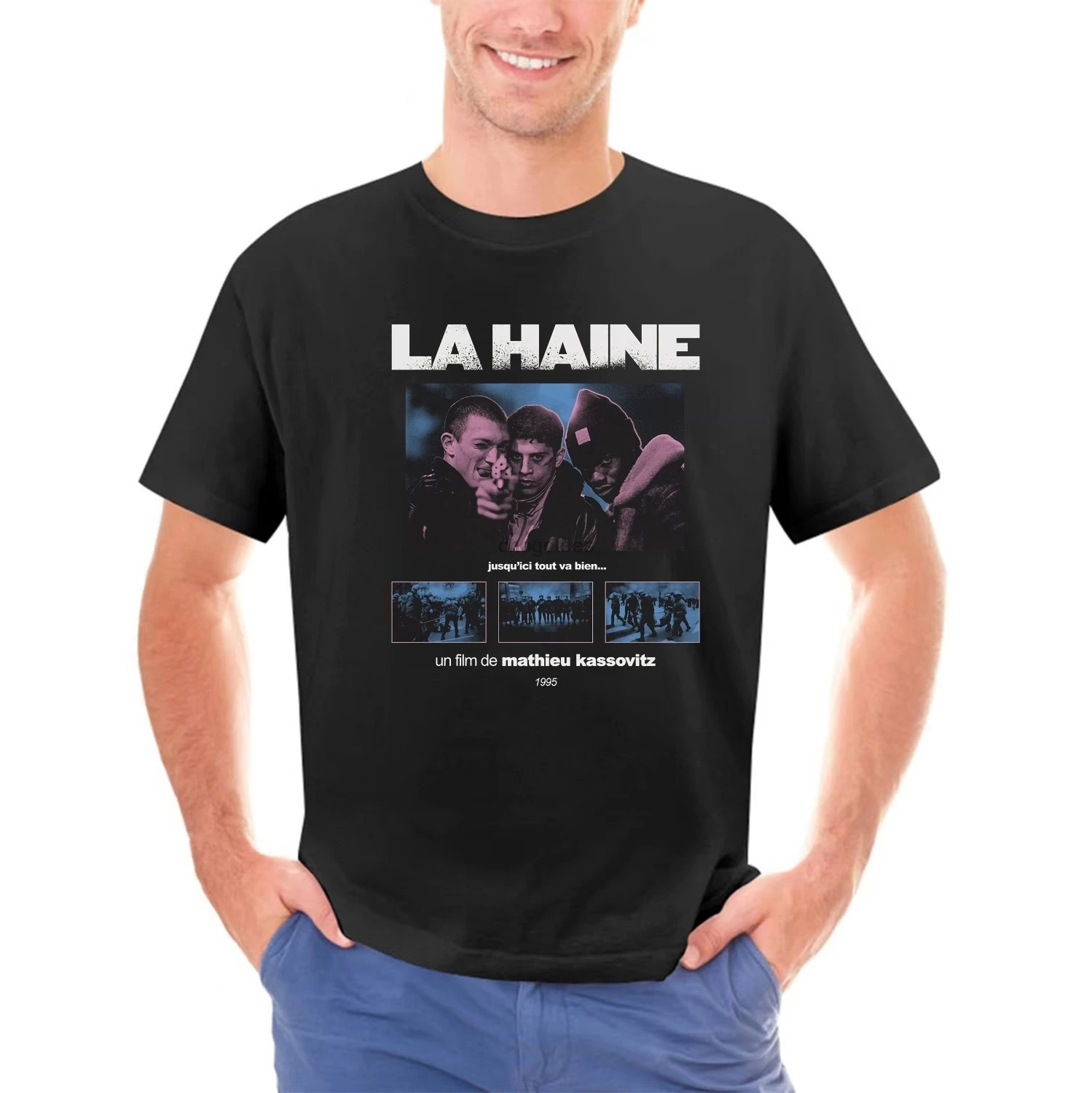 Kaos Film La Haine  Hate Movie T-shirt(2)