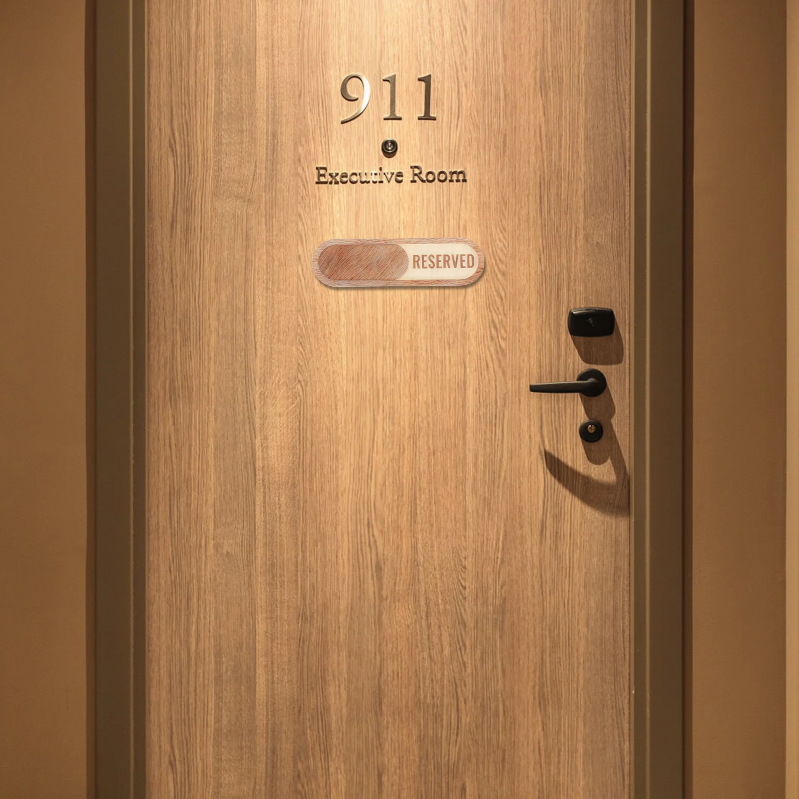 

Vacant Reserved Sliding Acrylic Privacy Door Indicator Sign Magnetic for Office Restaurant Meeting Vacant Reserved Sign