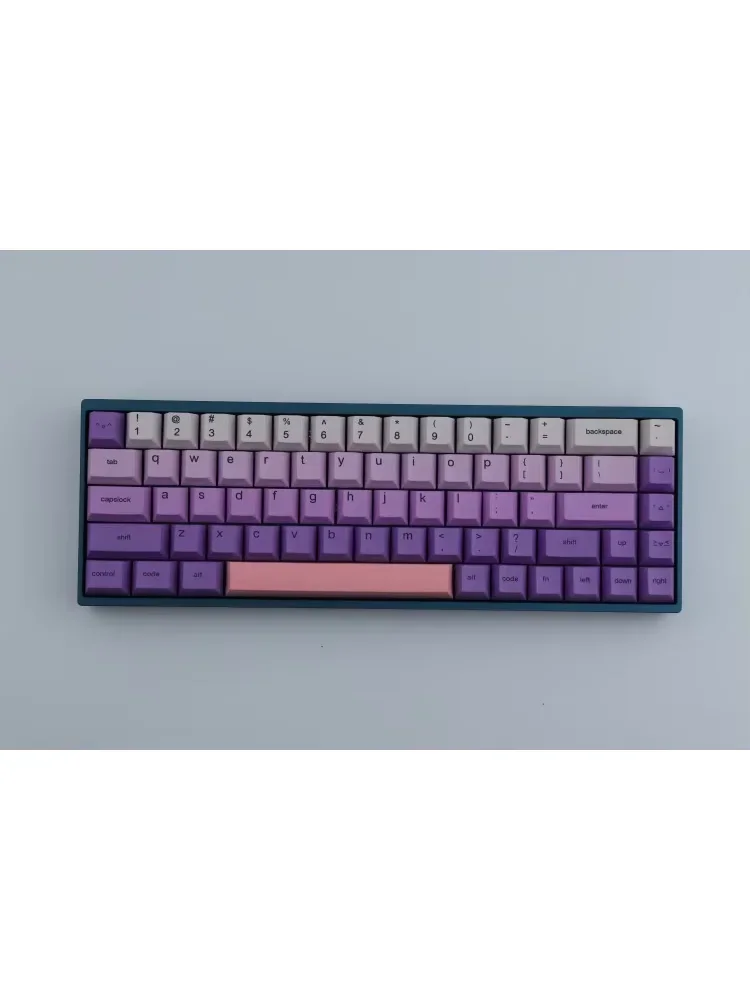 

GMK purple gradual change keycap PBT material five-sided hot sublimation 129 keys small full set original height