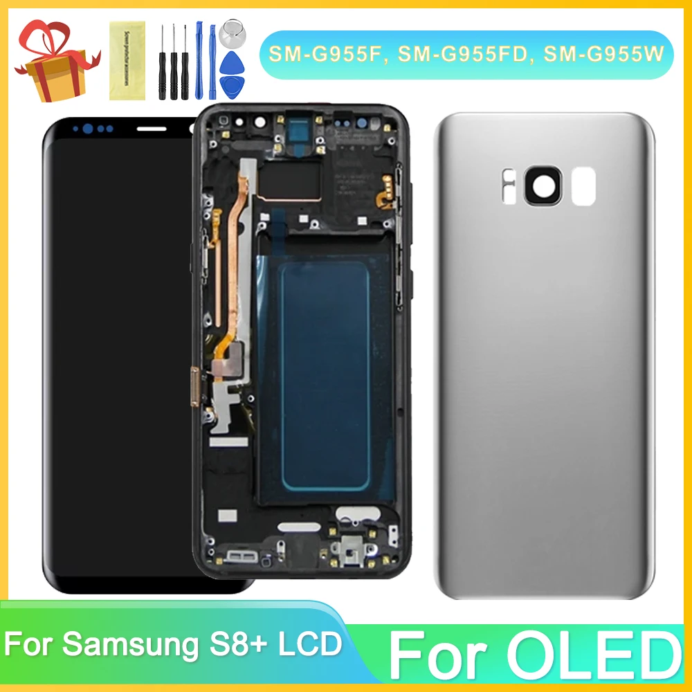 Screen for Samsung Galaxy S8 Plus LCD SM-G955 G9550 G955F/DS Lcd Display Digital Touch Screen Replacemen