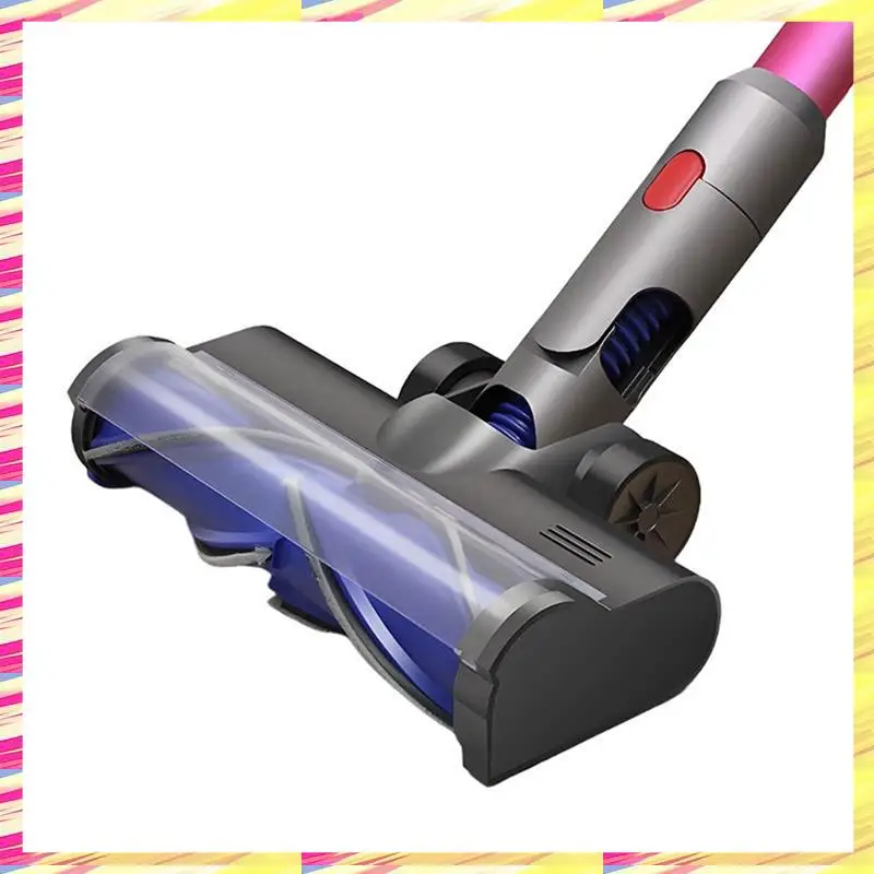 

ABJJ для Dyson V7 V8 V10 V11 V15, насадка для ковров из твердой древесины со светодиодной подсветкой, V-образная турбинная щетина, насадка для чистки