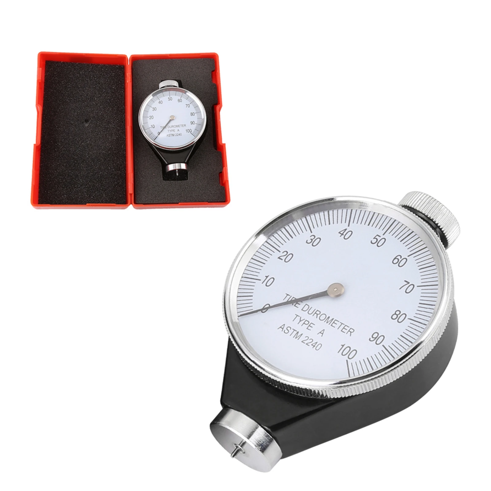 Rubberband Durometer Hardheid Rubber Tester Shore Type A/O/D Rubberband Durometer Hardheid Tester Meter 0-100 Graden
