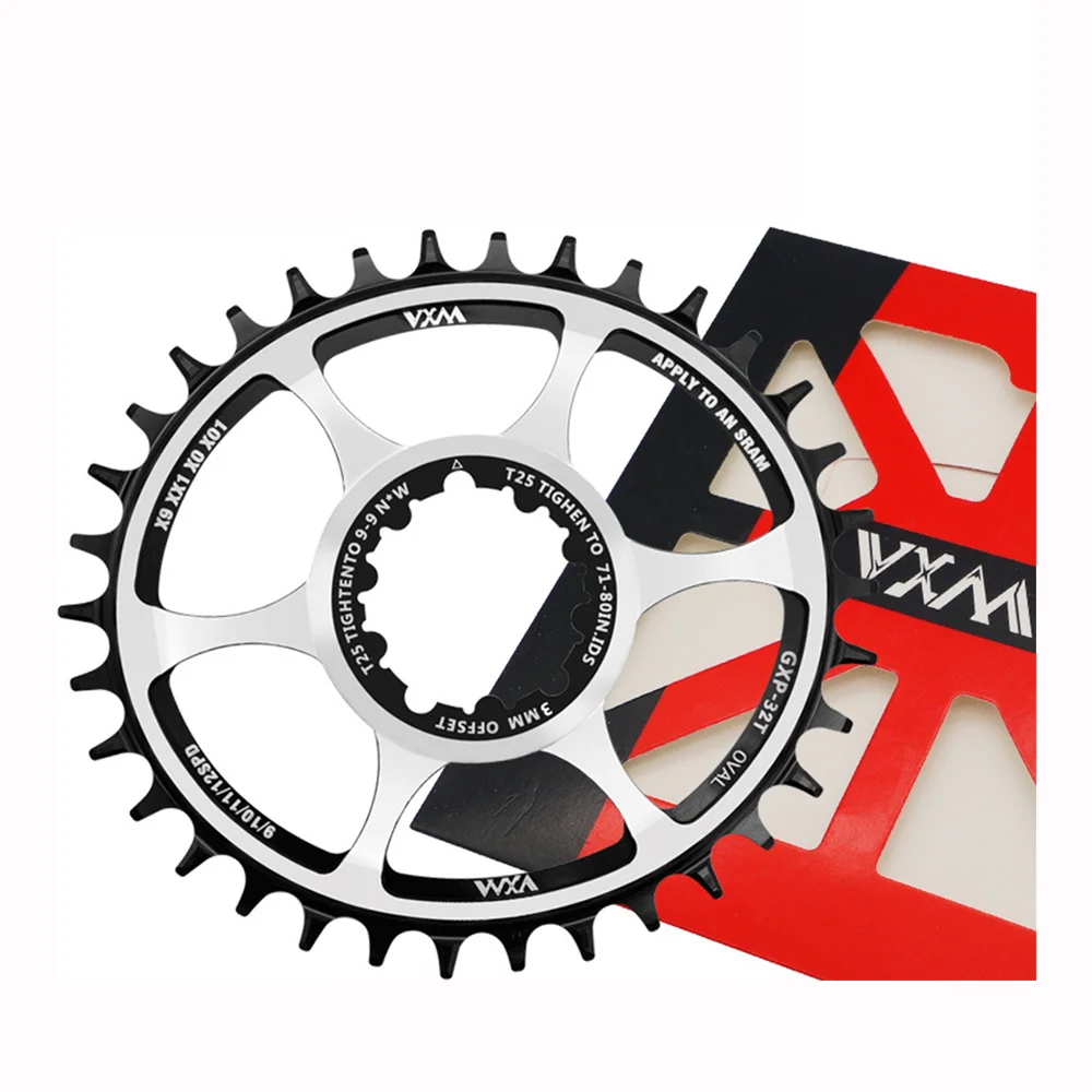 Fiets Ovale Kettingblad Offset 3mm 32t 34t 36t voor Xx1 Eagle X01 Gx X1 1400X0X9 S1400 Mtb Tandwiel