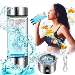 Hydrogen Water Bottle,Fiudiry Hydrogen Water Generator Improve Water Quality in 3 Minutes with Advanced SPE and PEM Technology