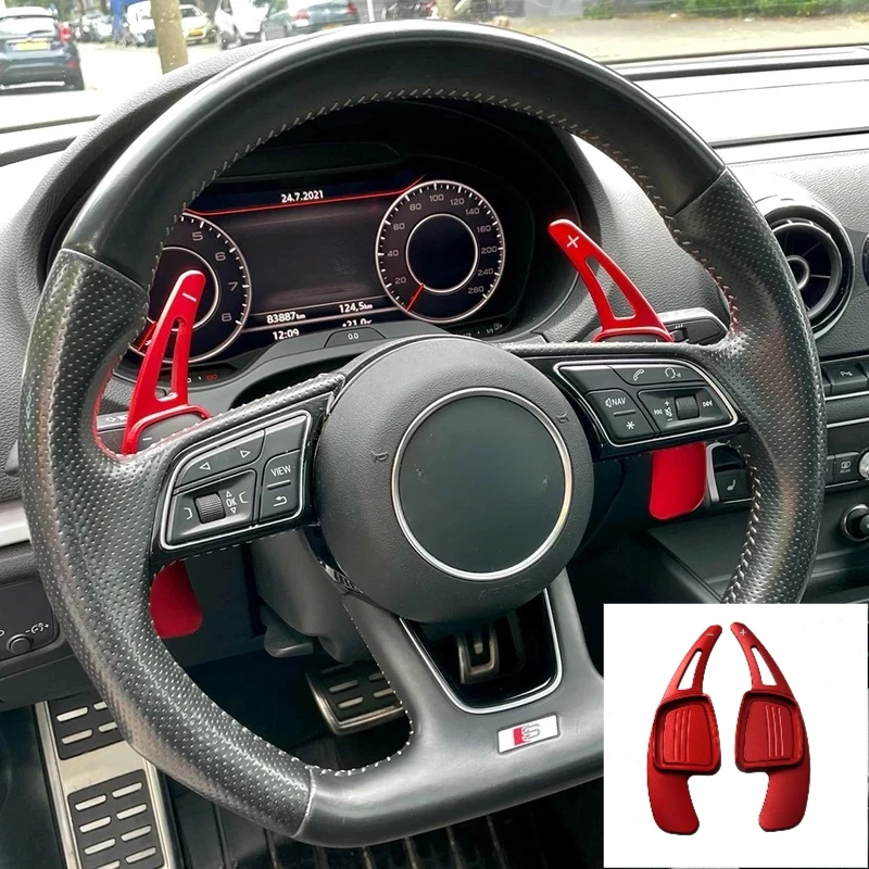 

Shift Paddle Shifter For Audi A3 / S3 facelift A5 S5 2017 A4 B9 Q7 2016-2017 TT TTS Extension Gearbox Gearbox