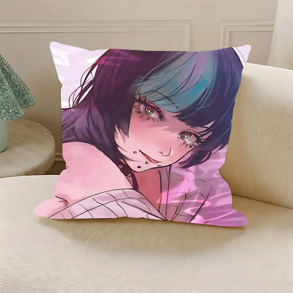 K-kirara H-hoshi Polyester Printed Pillow Cover Square 30 35 40 45 50 55 cm Soft for Sofa Bed Car Home Decor