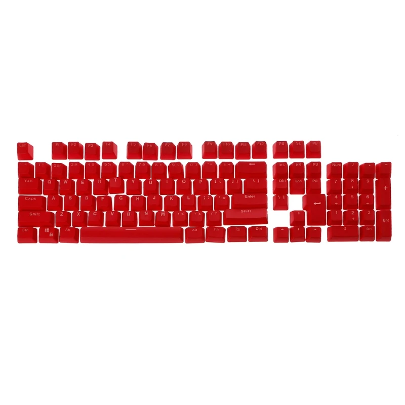 Teclas para juegos, teclas PBT duraderas para teclado mecánico Cherry Mx 104key/Set, juego teclas retroiluminadas