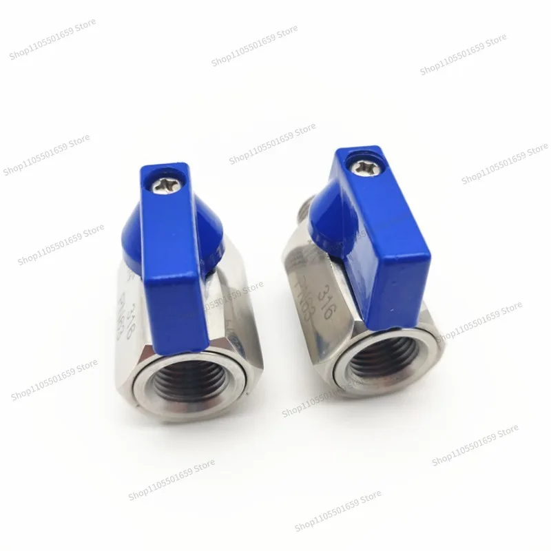 For Stainless Steel Ball Valve 304 Small Inner and Outer Wire 2 Points 4 Points Thread Corrosion Resistance High Pressure