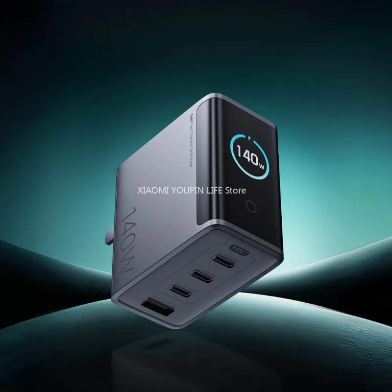 140w-gan-charger-digital-display-fast-charger-real-time-power-display-chargers-foldable-plug-4c1a-port-flash-charging-for-phones