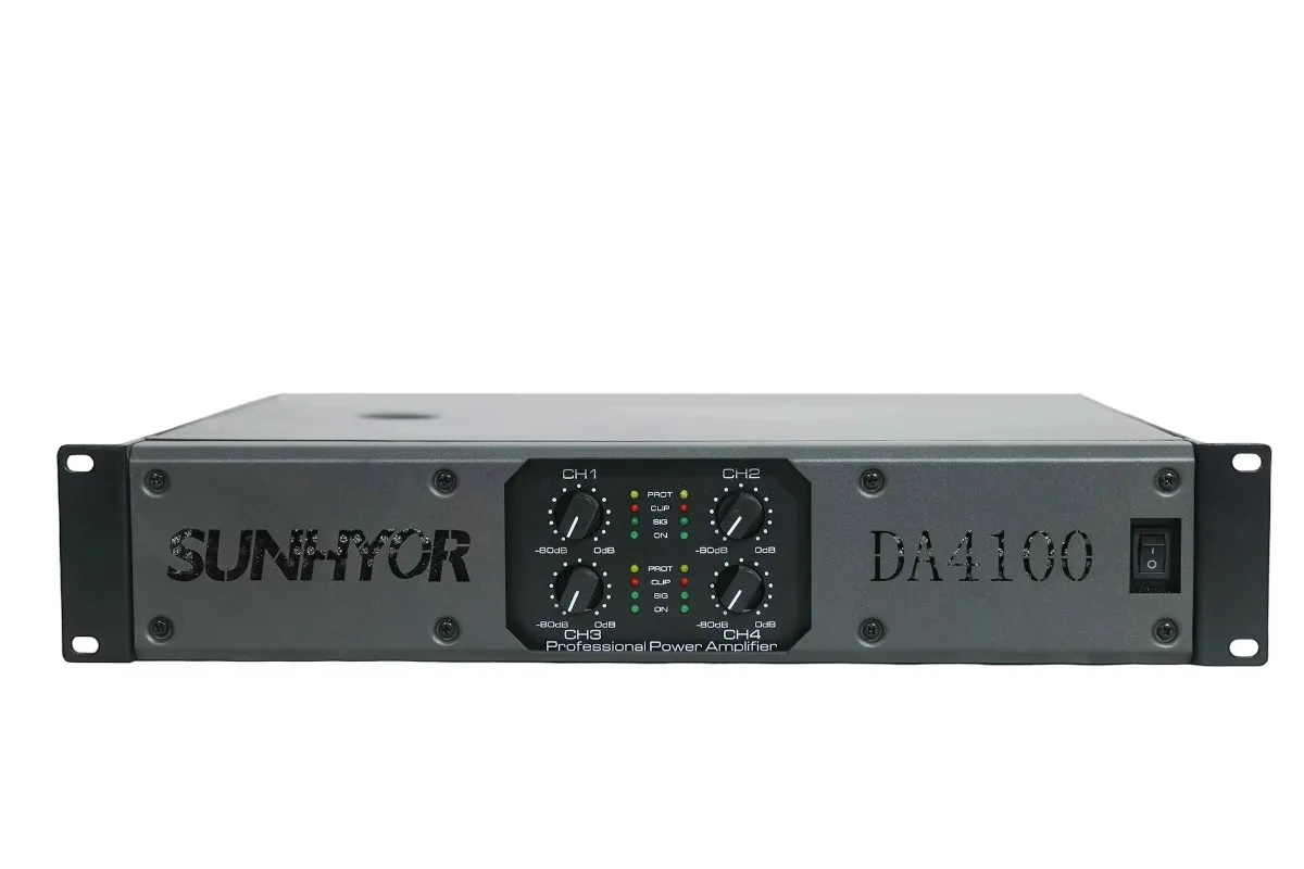 OEM китайский завод 4-канальный профессиональный аудиоусилитель мощности с медным трансформатором