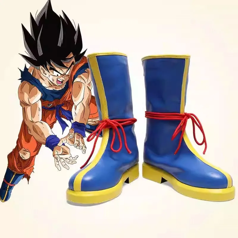 

Обувь для косплея в стиле аниме, ботинки Гоку, аксессуары для костюмов на Хэллоуин, на заказ