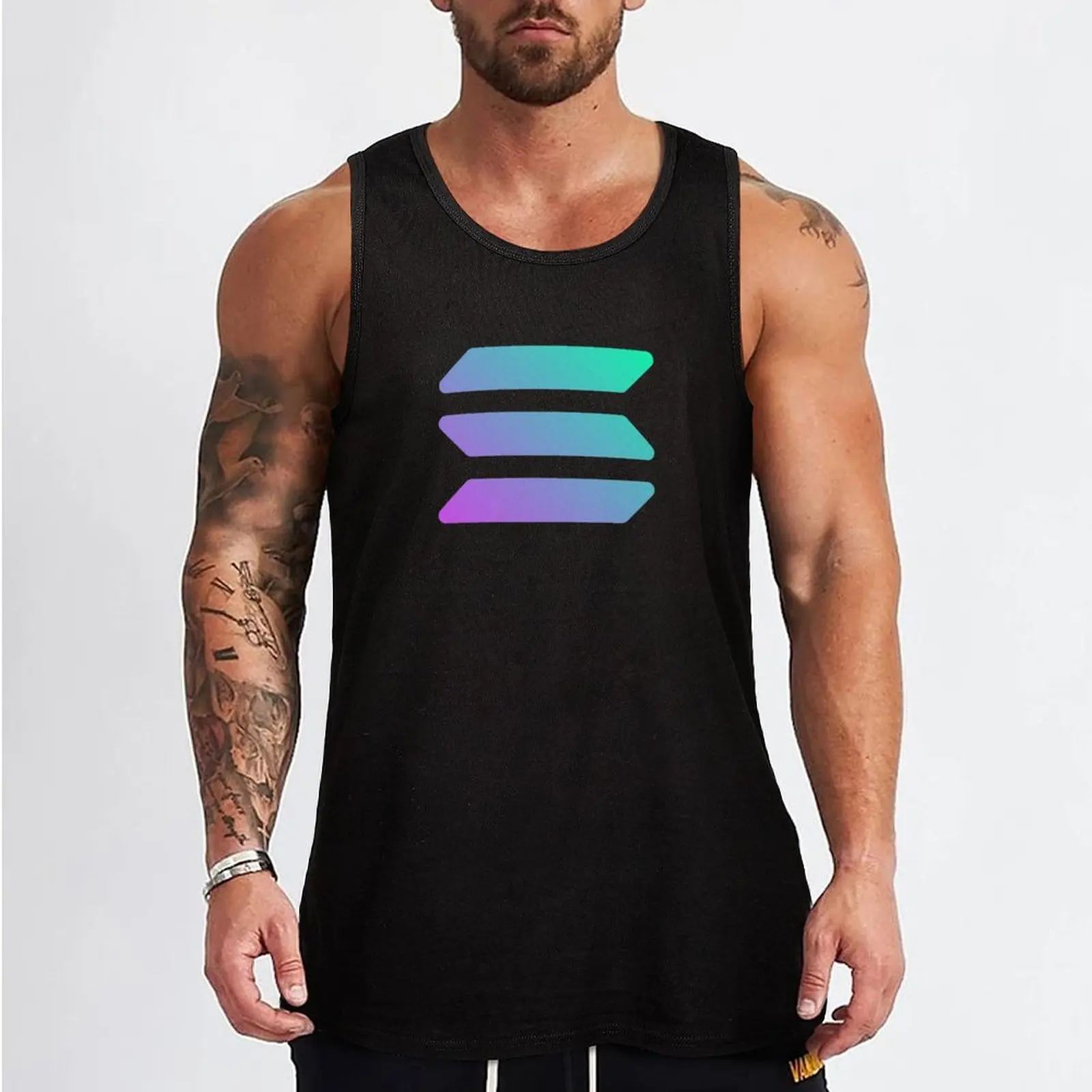 Solana cryptocurrency - Solana SOL Tank Top gym top sports suits Men's t-shirt