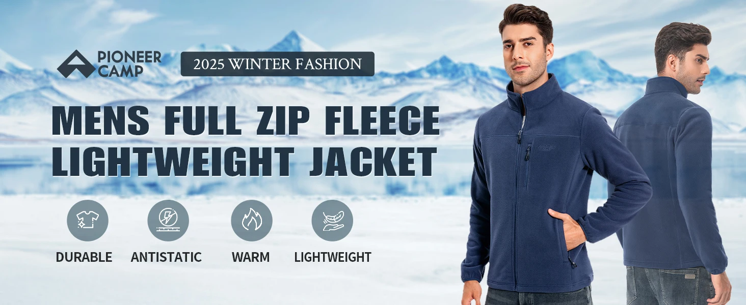 fleece jacket men full zip