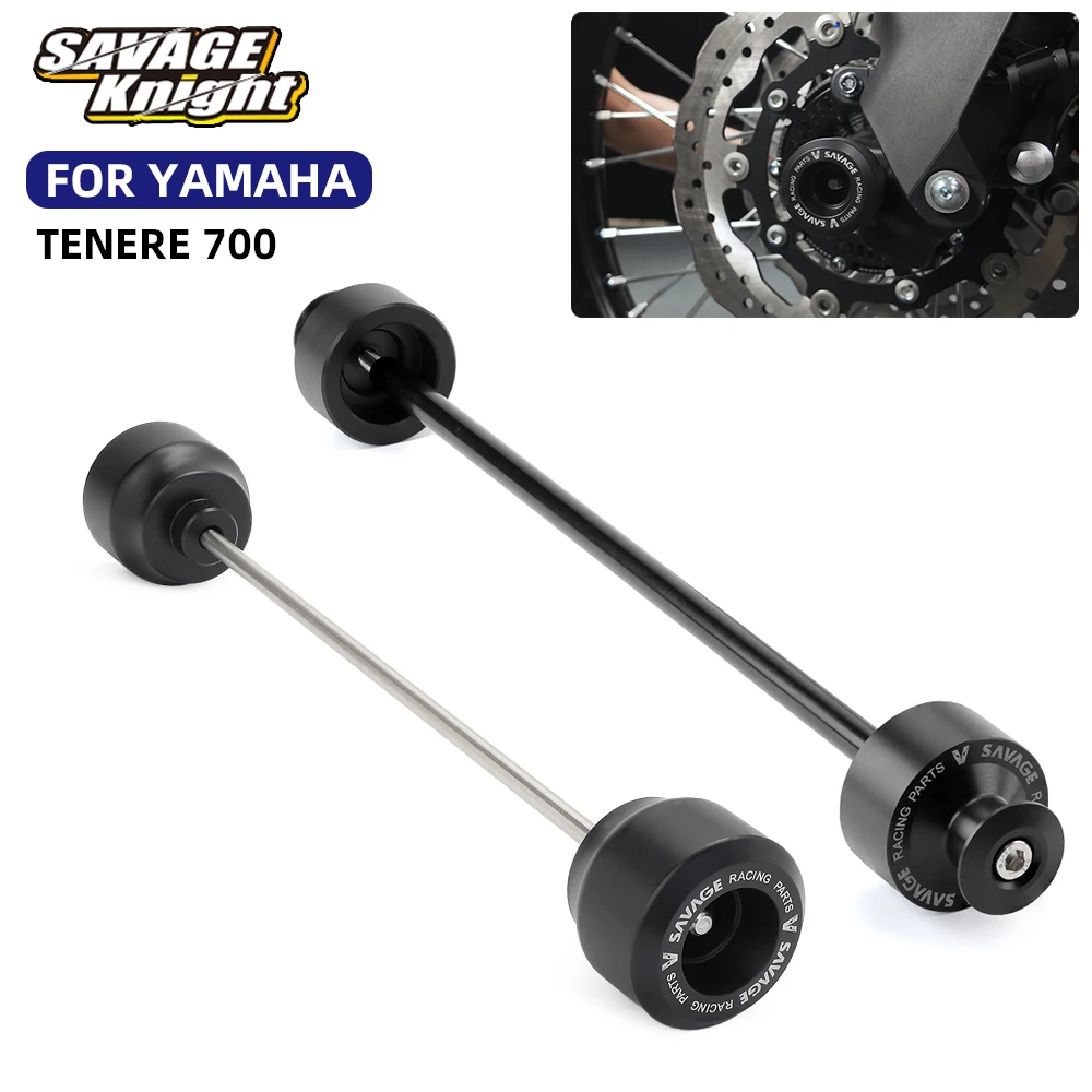 

2025 Tenere 700 Axle Fork Wheel Slider For YAMAHA Tenere700 XTZ700 T7 Rally World Raid 2026 Swingarm Spools Stand Crash Sldiers