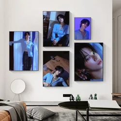 1PC Kpop Group TXT Yeonjun The Name Album Poster Paper Waterproof HD Sticker Bedroom Entrance Home Living Room Bar Wall Decor