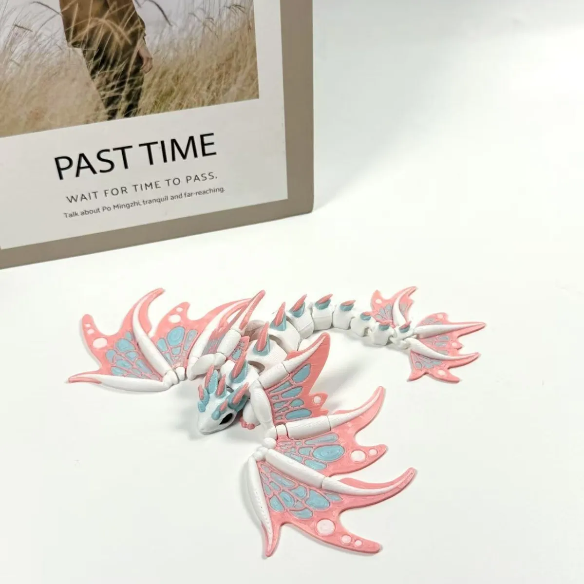 Simulatie Draak Model Gezamenlijk Beweegbaar 3D-geprint Keizer Draak Desktop Decoratief Schattig Aantrekkelijk Kleuraanpassing Klein Ornament