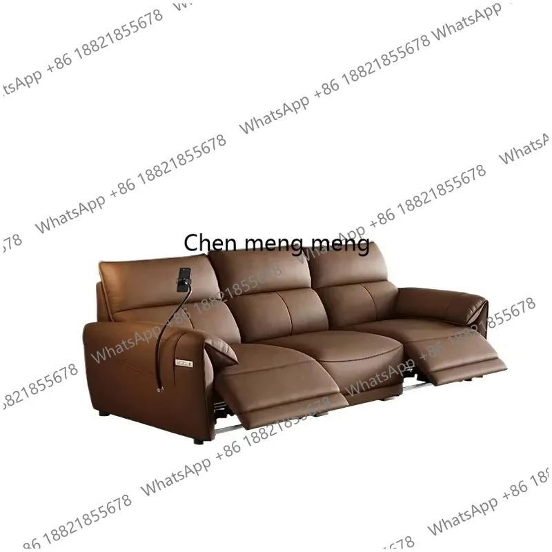 Armrest Loveseat Electric Sofa Waterproof Design Indoor Relax Lazy Recliner Sofas Luxury 3 Seater Divano Intelligente Furniture