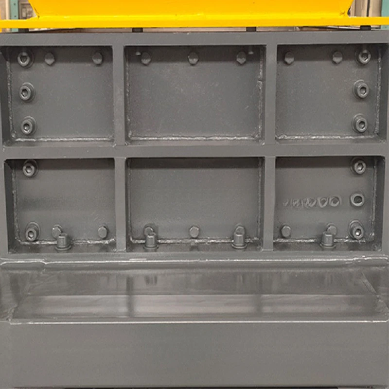 Metal Rebar Double Shaft Large Industrial Waste Crusher Tire Plastic Garbage Scrap Iron Shredder