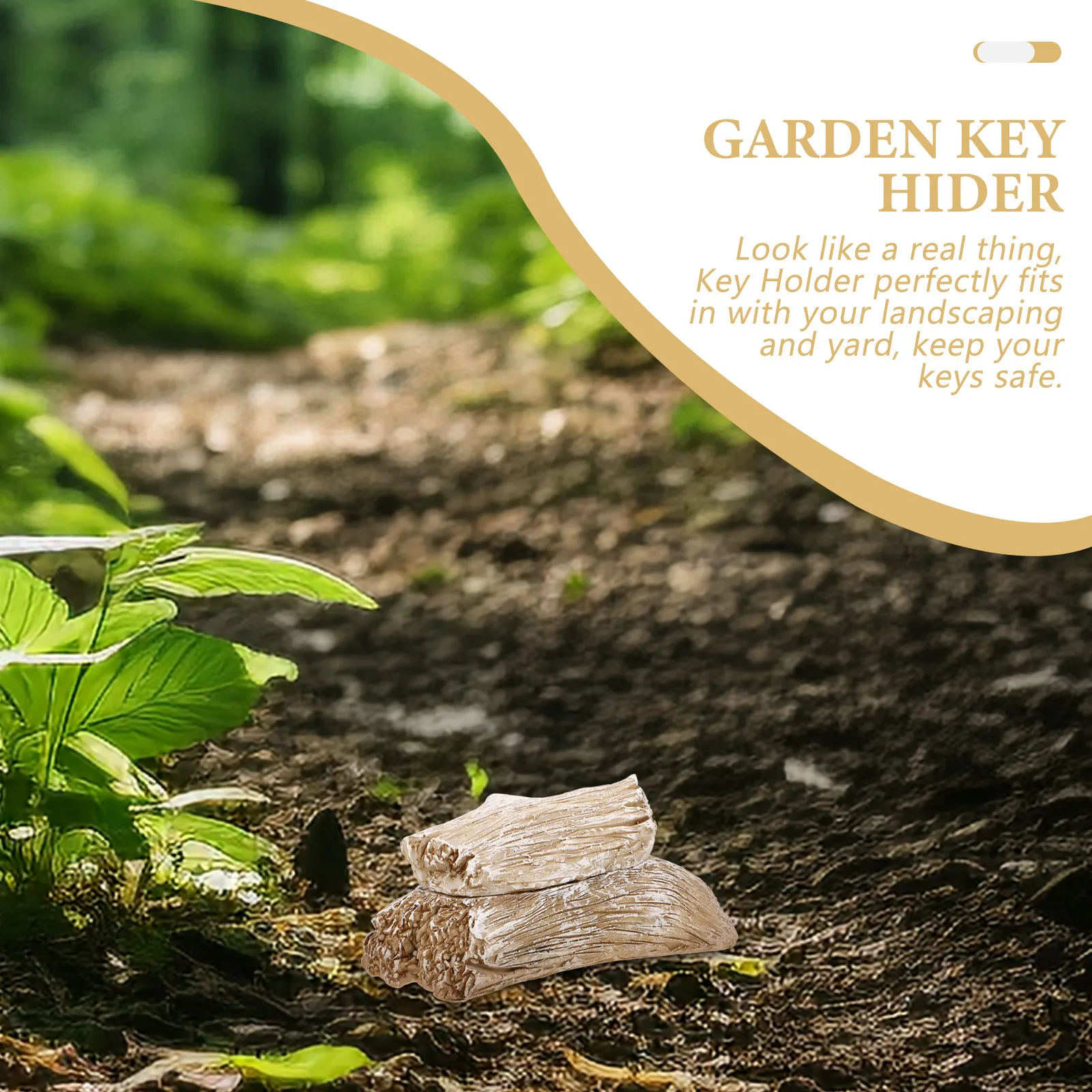 

Скрытый ящик для ключей в виде камня для сада, уличный контейнер из смолы для хранения запасных ключей, денег, декор для двора и дома, ландшафтный дизайн, безопасность