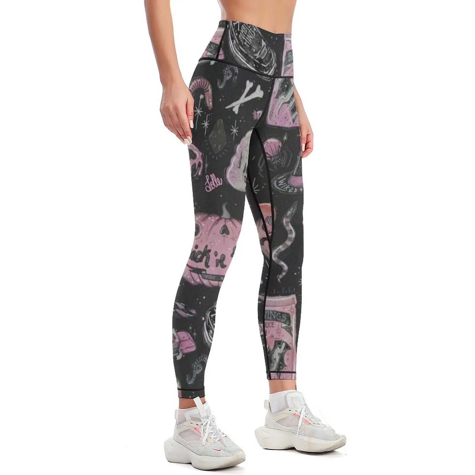 Trick 'r Treat Leggings Fitness woman Women's pants Tight fitting woman gym wear Womens Leggings