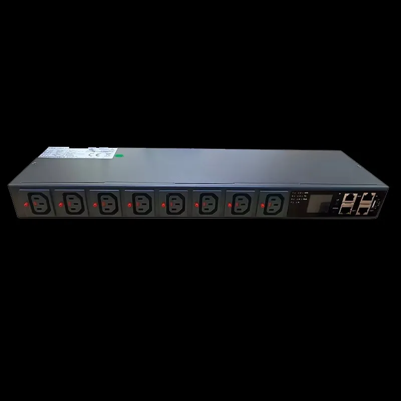 Smart PDU Cabinet Power Socket 8-port C13 Anti-disconnection 32A Development Programming in Python, C++, Linux, Telnet, and SNMP