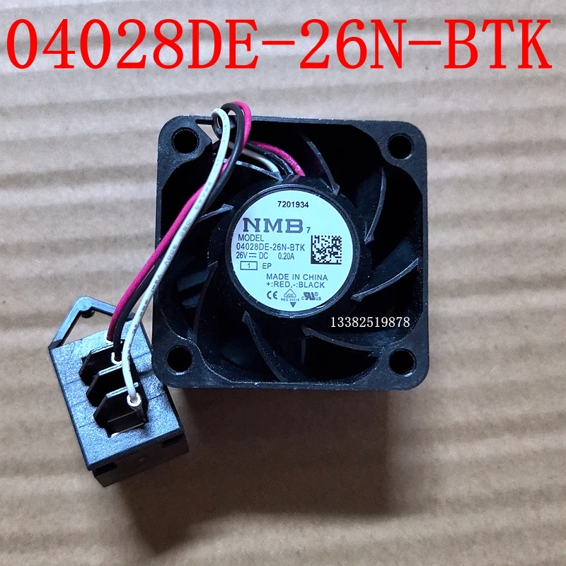 

Brand new original 04028DE-26N-BTK 4028 26V 0.20A 4CM inverter cooling fan