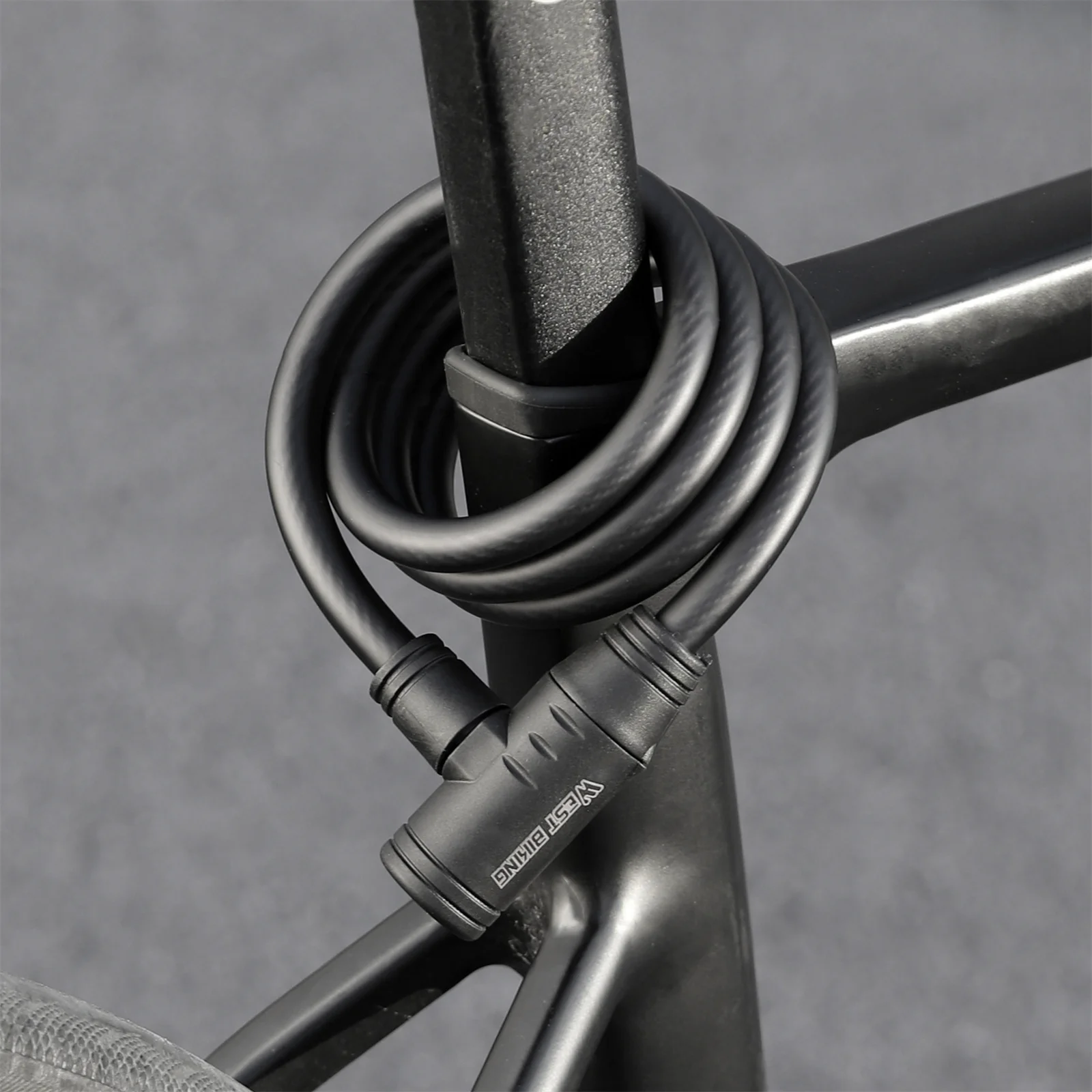 

Складной велосипедный стальной тросовый замок с ключом, велосипедный замок для велосипедов, скутеров, портативный противоугонный замок для скутера, электронного велосипеда