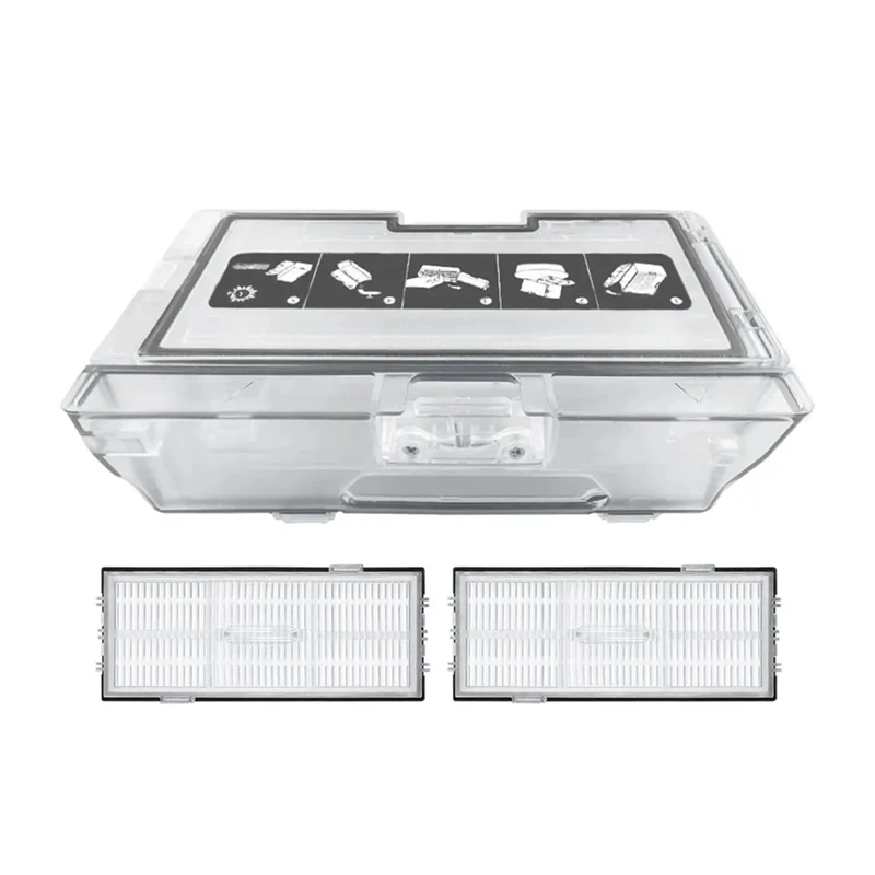 Roborock-掃除機ロボット,スペアパーツ,HEPAフィルター付きダストボックス,s8 plus,s8 pro ultra