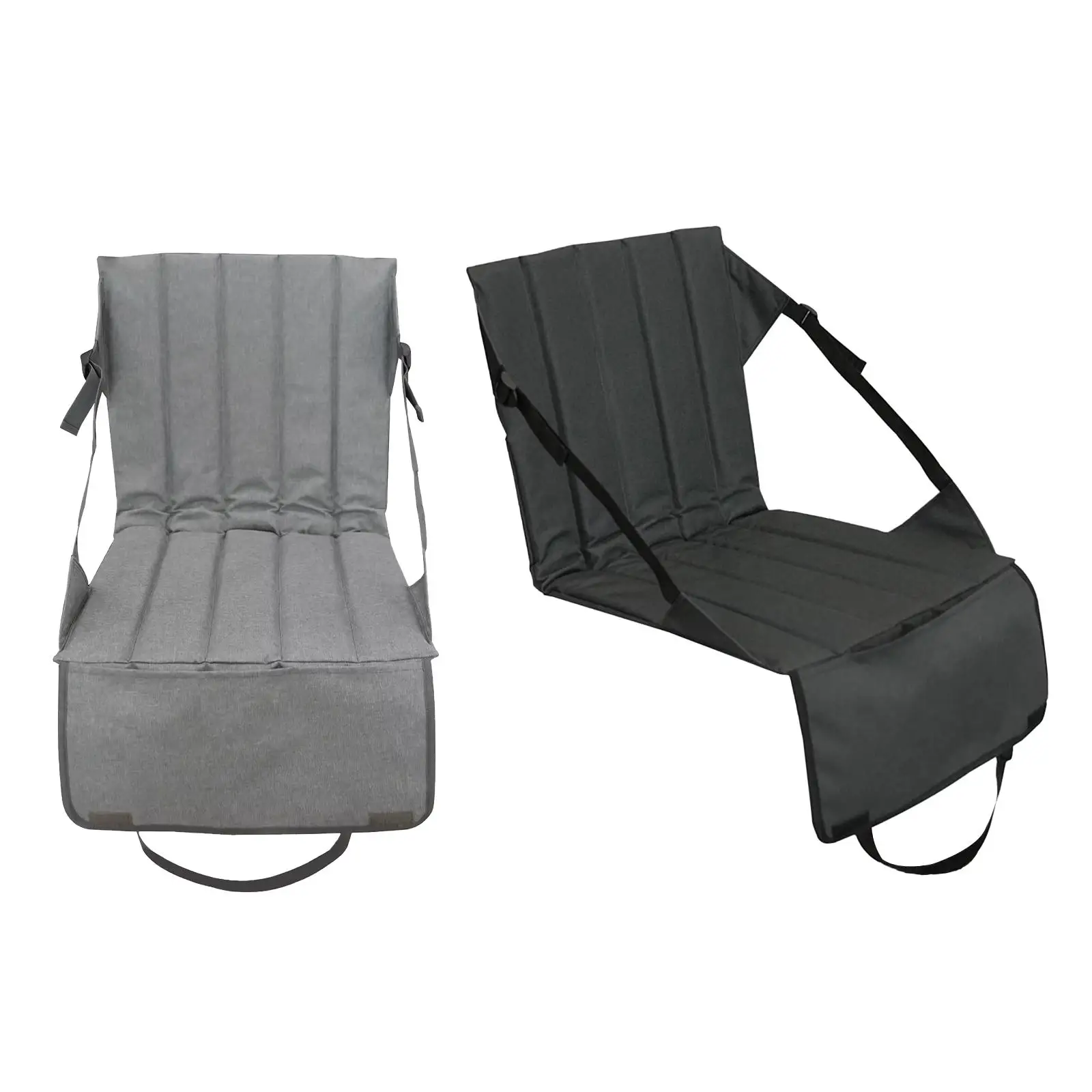 Stadium Seat Adjustable Foldable Cushion Folding Seat with Back Support for Sports Events Backyard Outdoor Travel Music Festival