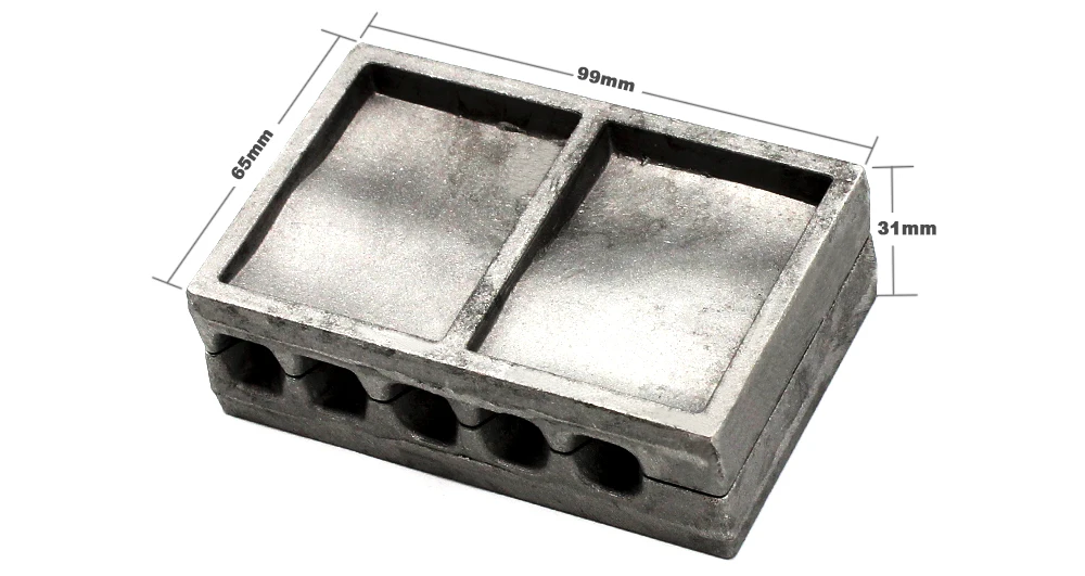Dimatteo DIY Fishing Snapper Sinker Mould DMTSNSM/Small Combo Snapper Sinker 28g 56g 84g 5 Cavities