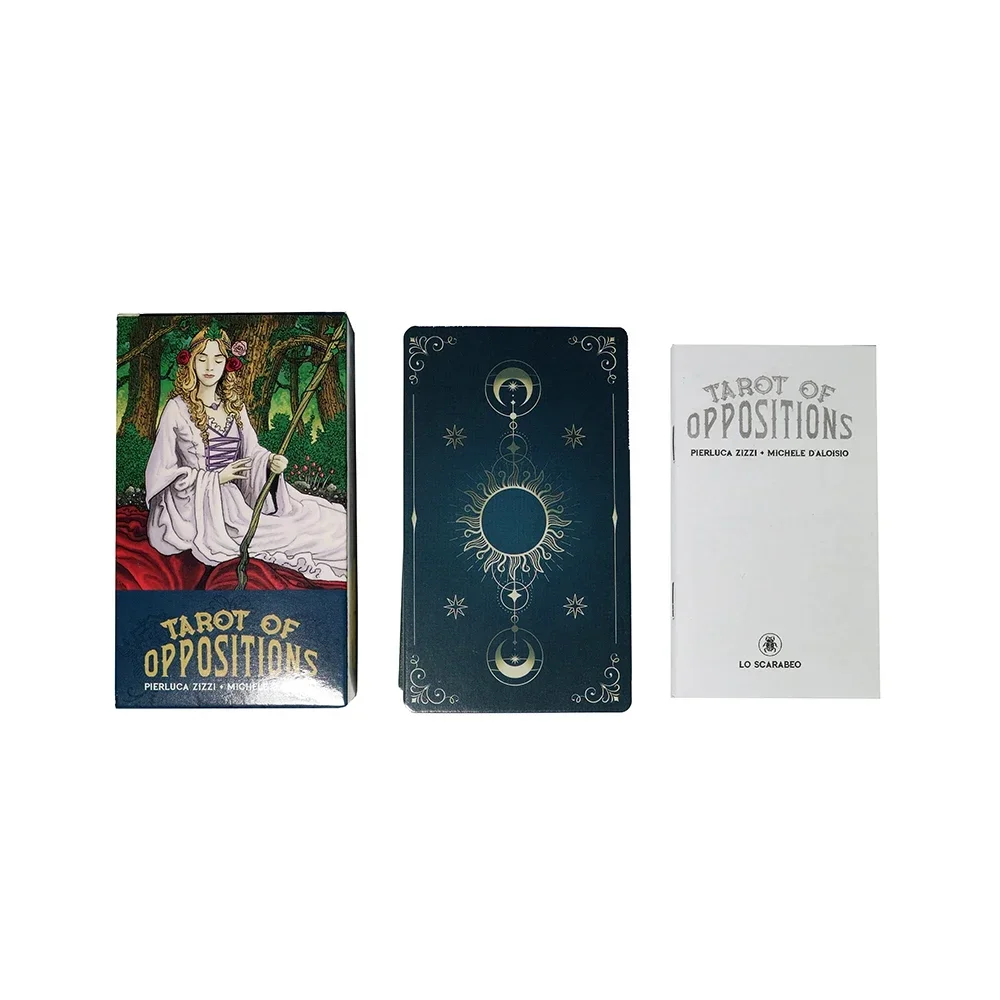 New Large size sturdy deck Tarot Of Oppositions Tarot Cards with Guide Book tarot Cards for Beginners.A 78-Card Deck