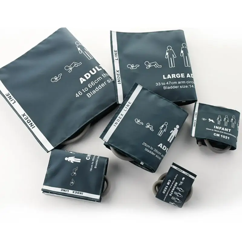 

Medical Adult Blood Pressure Cuff Sleeve Neonatal Infant Child Cuff Belt For Sphygmomanometers NIBP Monitor Cuff Double Tube