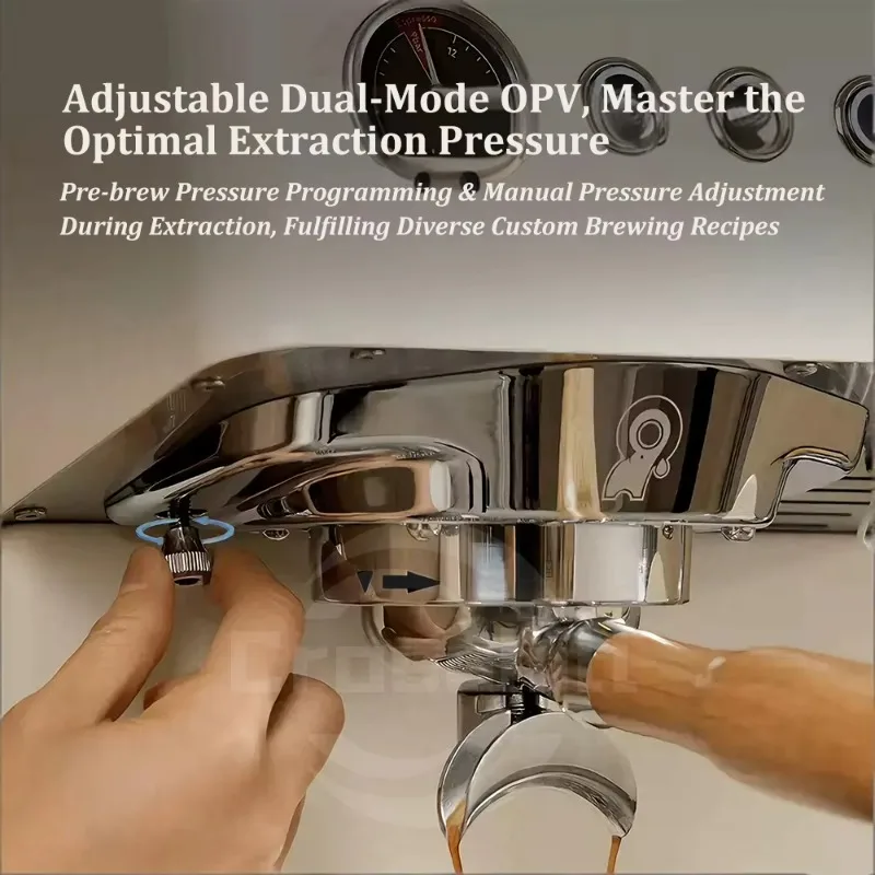 High Quality Commercial Coffee Maker Dual Boiler Thermo Block Heating Easy Operation Intelligent Descaling Espresso Machine